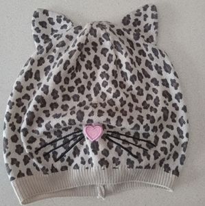 Children's Place hat Leopard Print size 2t-3t